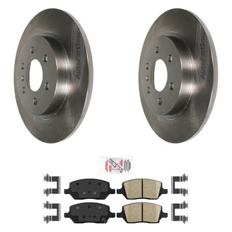 AmeriBRAKES® - AmeriPRO™ Plain Rear Brake Kit with Ceramic Pads