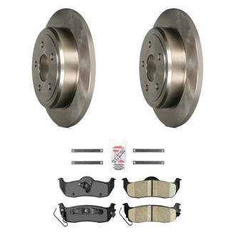 AmeriBRAKES® - AmeriPRO™ Plain Rear Brake Kit with Ceramic Pads