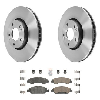 AmeriBRAKES® - AmeriPLATINUM™ Front Brake Kit with Ceramic Pads