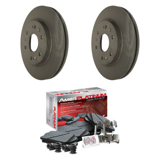 AmeriBRAKES® - AmeriPLATINUM™ Front Brake Kit with Ceramic Pads