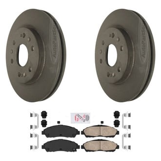 AmeriBRAKES® - AmeriPLATINUM™ Front Brake Kit with Ceramic Pads