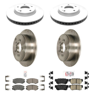 AmeriBRAKES® - AmeriPRO™ Plain Brake Kit with Ceramic Pads