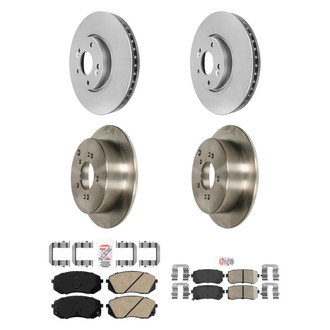AmeriBRAKES® - AmeriPRO™ Plain Brake Kit with Ceramic Pads