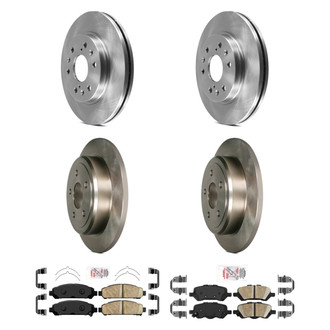 AmeriBRAKES® - AmeriPRO™ Plain Brake Kit with Ceramic Pads