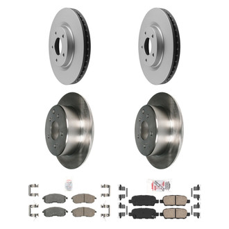 AmeriBRAKES® - AmeriPRO™ Plain Brake Kit with Ceramic Pads