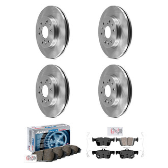AmeriBRAKES® - AmeriPRO™ Plain Brake Kit with Ceramic Pads