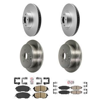 AmeriBRAKES® - AmeriPRO™ Plain Brake Kit with Ceramic Pads