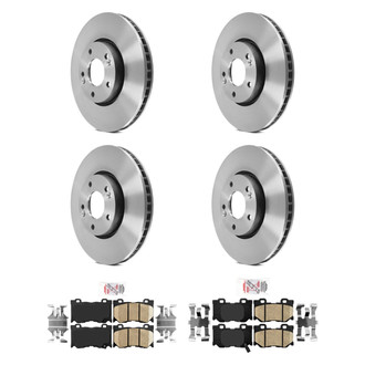 AmeriBRAKES® - AmeriPLATINUM Brake Rotors with Brake Pads