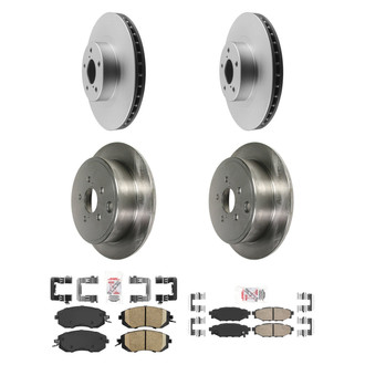 AmeriBRAKES® - AmeriPRO™ Plain Brake Kit with Ceramic Pads