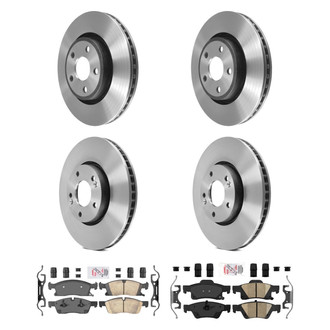 AmeriBRAKES® - AmeriPLATINUM™ Brake Kit with Ceramic Pads