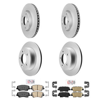 AmeriBRAKES® - AmeriPRO Brake Rotors with Brake Pads