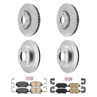 AmeriBRAKES® - AmeriPRO Brake Rotors with Brake Pads