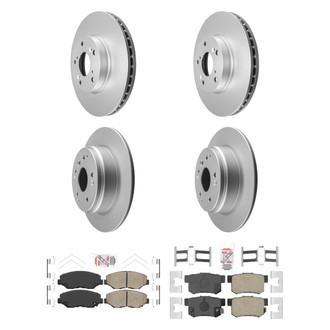 AmeriBRAKES® - AmeriPRO™ Plain Brake Kit with Ceramic Pads