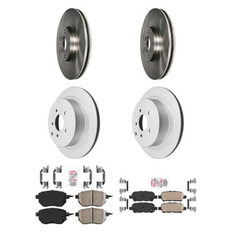 AmeriBRAKES® - AmeriPRO™ Plain Brake Kit with Ceramic Pads