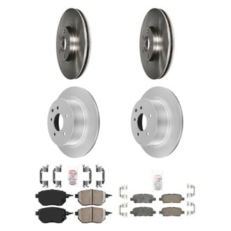 AmeriBRAKES® - AmeriPRO™ Plain Brake Kit with Ceramic Pads