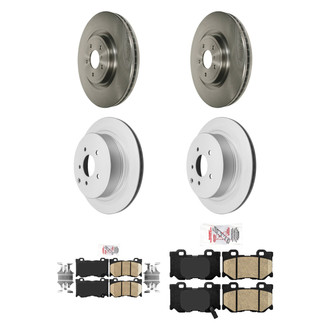 AmeriBRAKES® - AmeriPRO Brake Rotors with Brake Pads