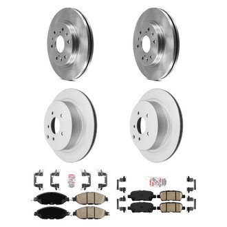 AmeriBRAKES® - AmeriPRO Brake Rotors with Brake Pads