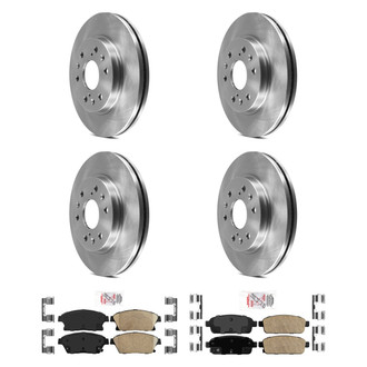 AmeriBRAKES® - AmeriPRO™ Plain Brake Kit with Ceramic Pads