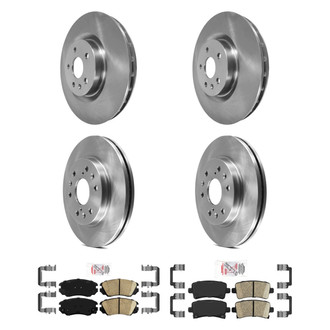 AmeriBRAKES® - AmeriPRO™ Plain Brake Kit with Ceramic Pads