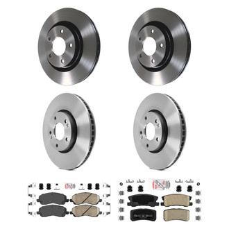 AmeriBRAKES® - AmeriPLATINUM Brake Rotors with Brake Pads