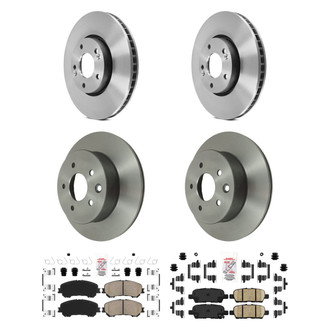 AmeriBRAKES® - AmeriPLATINUM Brake Rotors with Brake Pads