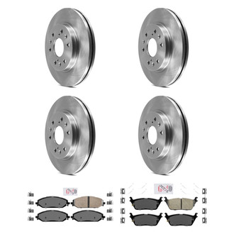 AmeriBRAKES® - AmeriPRO Brake Rotors with Brake Pads