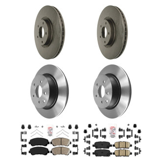 AmeriBRAKES® - AmeriPLATINUM Brake Rotors with Brake Pads