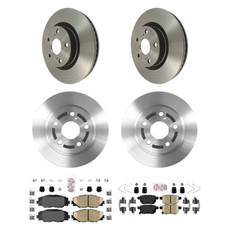 AmeriBRAKES® - AmeriPLATINUM Brake Rotors with Brake Pads