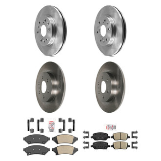 AmeriBRAKES® - AmeriPRO™ Plain Brake Kit with Ceramic Pads