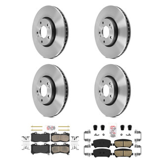 AmeriBRAKES® - AmeriPLATINUM Brake Rotors with Brake Pads