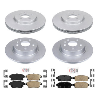 AmeriBRAKES® - AmeriPRO™ Plain Brake Kit with Ceramic Pads