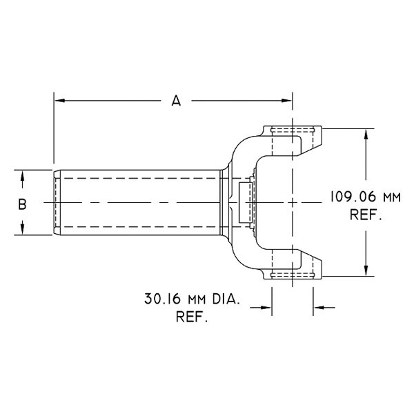 American Axle® 40038536 1415 Series Slip Yoke