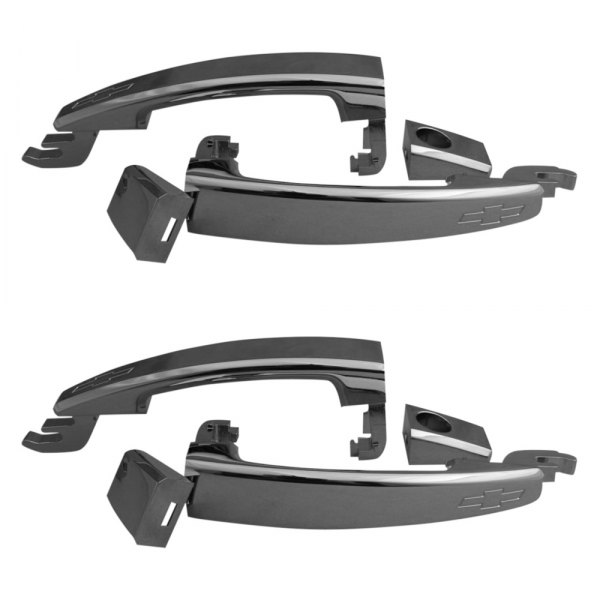 ABD® - Chrome Front and Rear Door Handles with Bowtie Logo