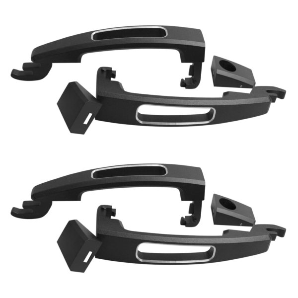 ABD® - Two Toned Powder Coat Front and Rear Door Handles with Peaky Hole