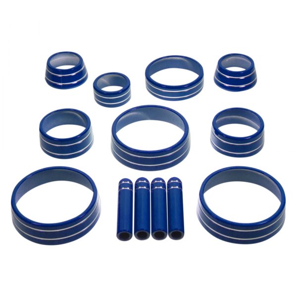 ABD® - Luxo Blue Metallic Interior Knob Kit