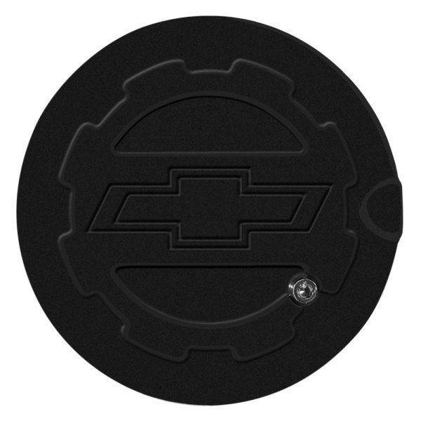 ABD® - Matte Black Powder Coat Locking Gas Cap with Bowtie Logo