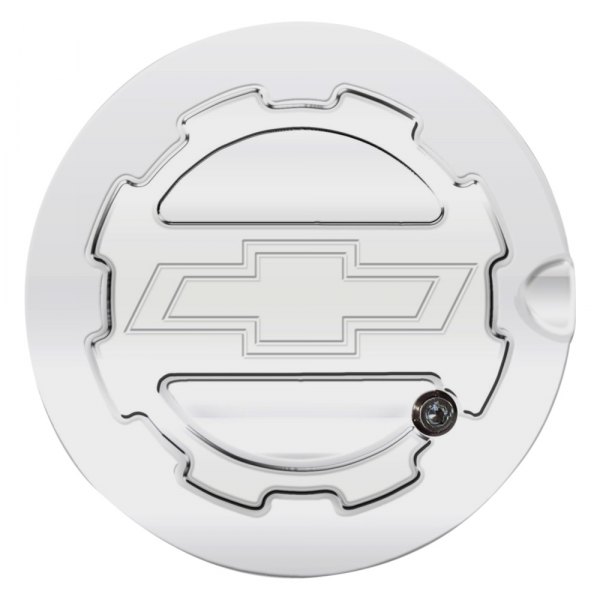 ABD® - Chrome Locking Gas Cap with Bowtie Logo