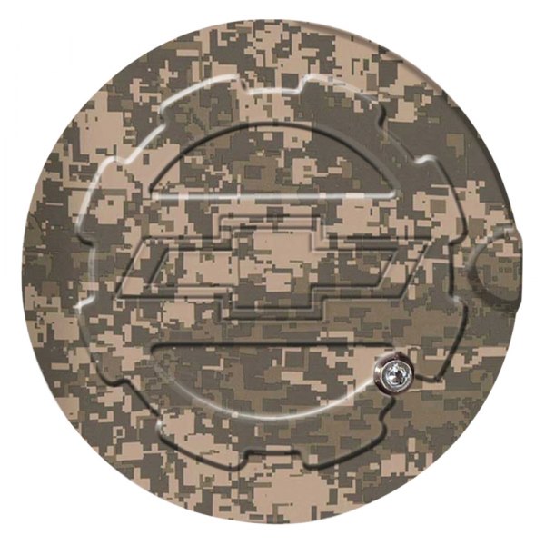 ABD® - Digital Camo Locking Gas Cap with Bowtie Logo