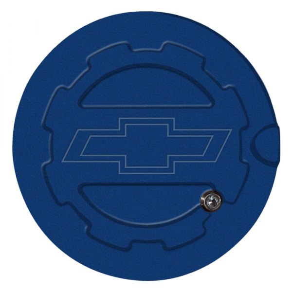 ABD® - Deep Ocean Blue Locking Gas Cap with Bowtie Logo