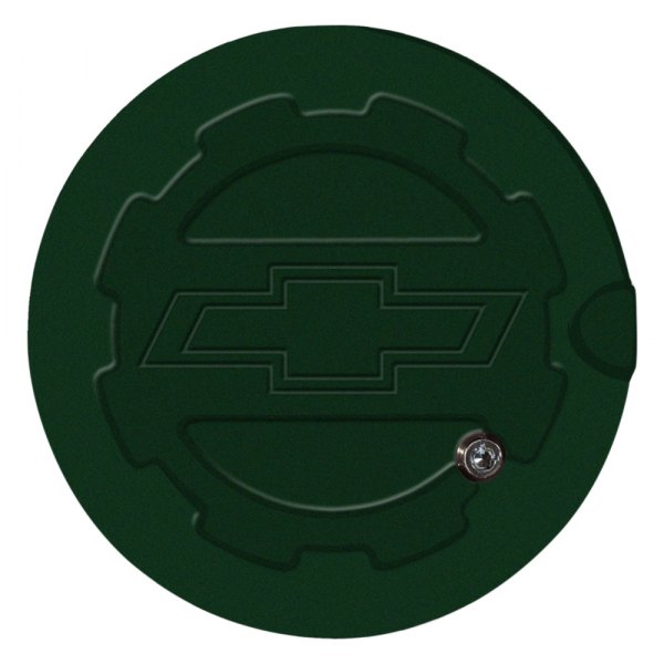 ABD® - Rain Forest Green Locking Gas Cap with Bowtie Logo