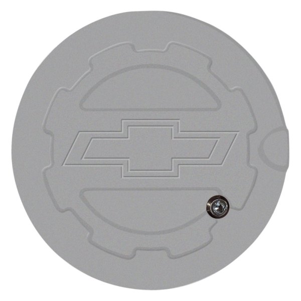 ABD® - Silver Ice Locking Gas Cap with Bowtie Logo