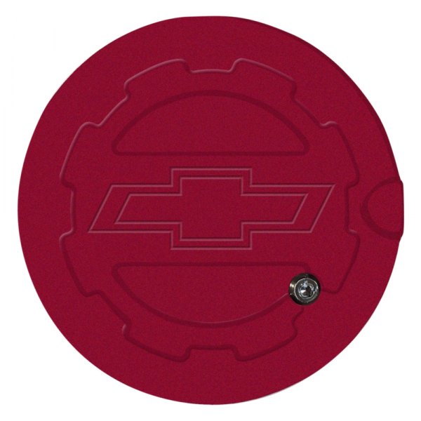 ABD® - Deep Ruby Locking Gas Cap with Bowtie Logo