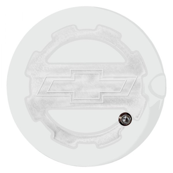 ABD® - Two Toned Summit White Locking Gas Cap with Bowtie Logo