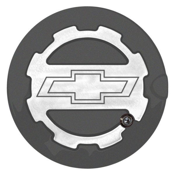ABD® - Two Toned Tungsten Locking Gas Cap with Bowtie Logo