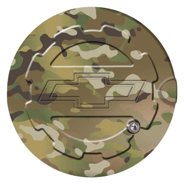 ABD® - Multi Camo Locking Gas Cap with Bowtie Logo