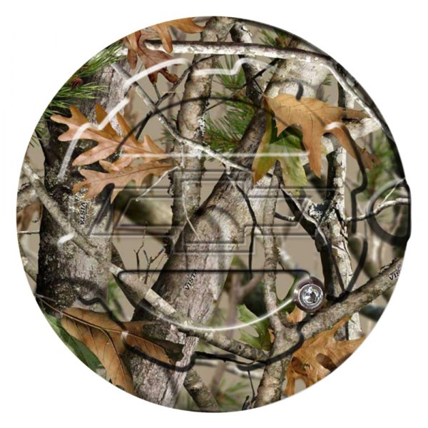 ABD® - Tree Camo Locking Gas Cap with Bowtie Logo