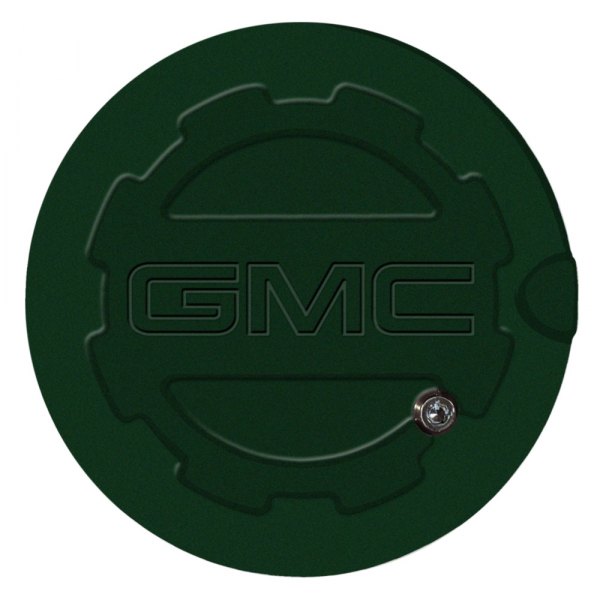 ABD® - Rain Forest Green Locking Gas Cap with GMC Logo