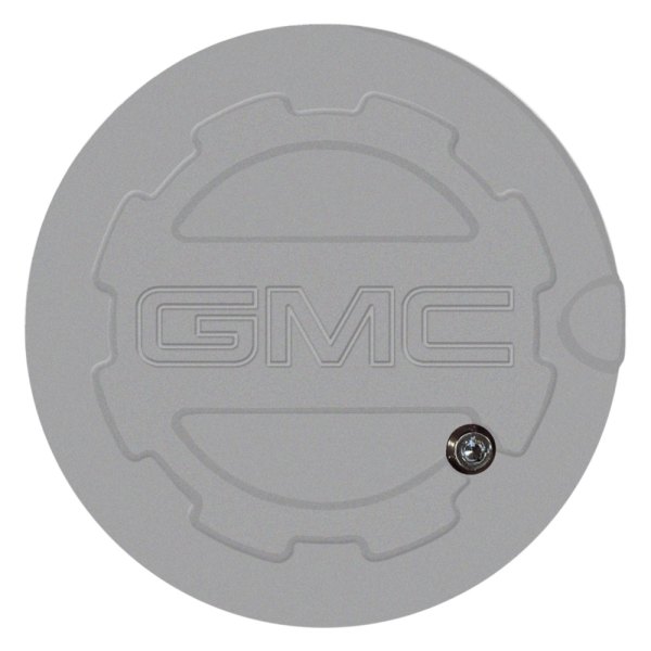 ABD® - Silver Ice Locking Gas Cap with GMC Logo