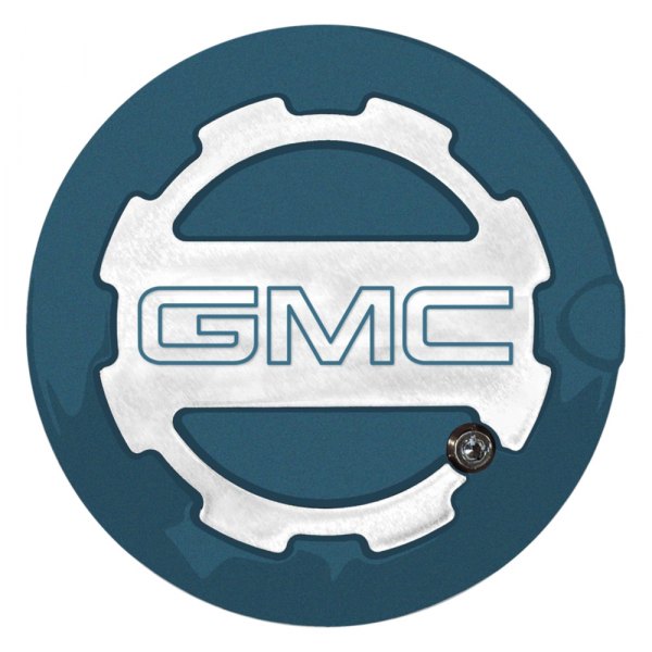 ABD® - Two Toned Blue Granite Locking Gas Cap with GMC Logo