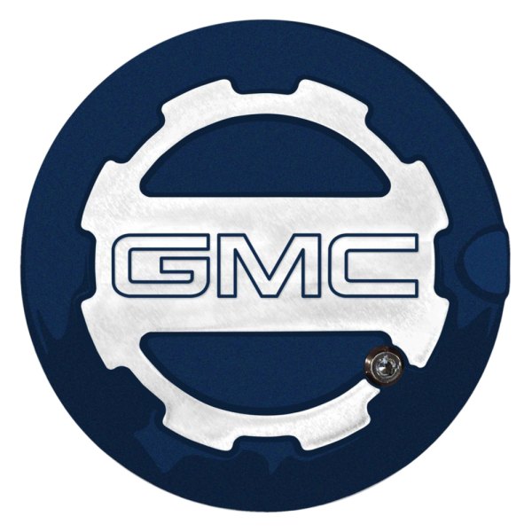 ABD® - Two Toned Imperial Blue Locking Gas Cap with GMC Logo